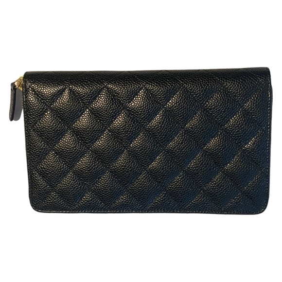 CHANEL large zip around wallet. NWT. - Picture 2 of 12